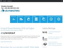Tablet Screenshot of dimedtec.de
